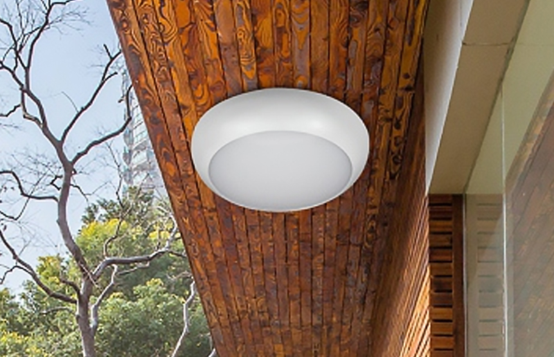 LG09O Modern Simple Induction Emergency IP65 Smart Round LED přepážka